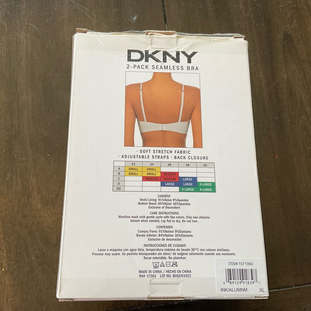 2Pack DKNY Ladies Seamless Bra - Picture 11 of 12